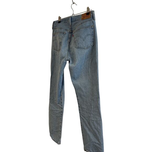 Levi’s 501 Bottom Fly High Rise With Flower Patch Size 28x32 Boho - Picture 2 of 8